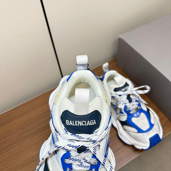 Balenciaga Beige High-Top Sneakers - Side Profile View