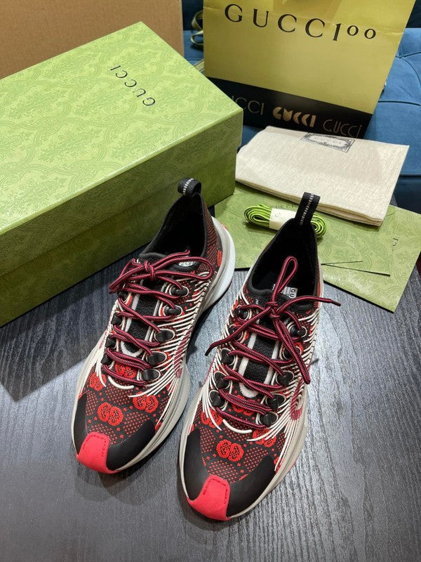 Gucci two-tone luxury sneakers view 8 sleek tonal finish
