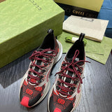 Gucci two-tone luxury sneakers view 8 sleek tonal finish