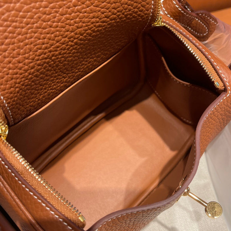 Interior view of poised premium bag