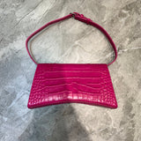 Chic Premium PU Leather Handbag - Statement Silhouette | Women's Fashion Handbag #620 - close-up detail shot (image 3) of designer-inspired handbag