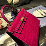 Statement handbag styled for everyday wear