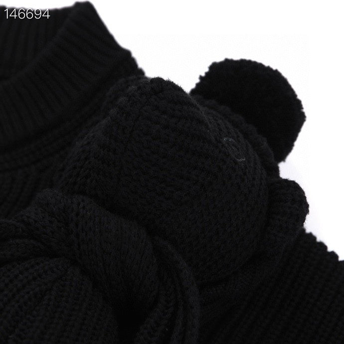 Close-up detail shot of Louis Vuitton luxury clothing with relaxed-fit cut