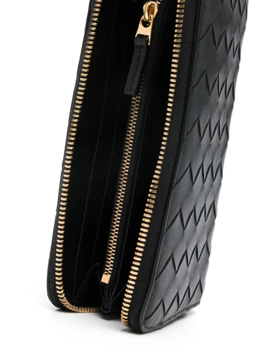 Bottega Veneta premium wallets detail and craftsmanship close-up