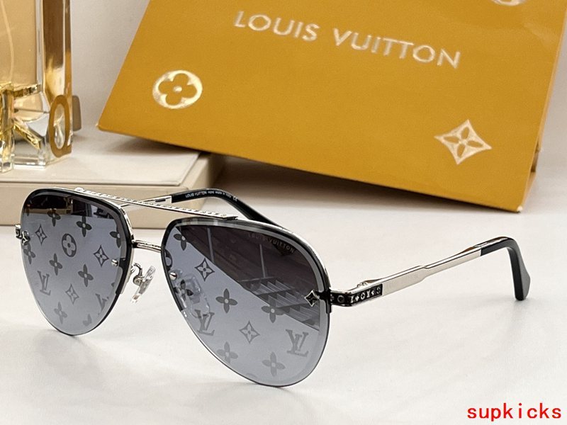 Side view of Louis Vuitton unisex sunglasses