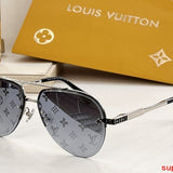 Side view of Louis Vuitton unisex sunglasses