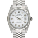 Side view of Rolex men's watch
