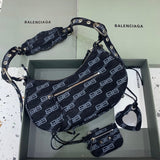 Effortless Vegan Leather Handbag - Versatile Everyday Design | Women's Everyday Carry Handbag #376 - close-up detail shot (image 3) of designer-inspired handbag