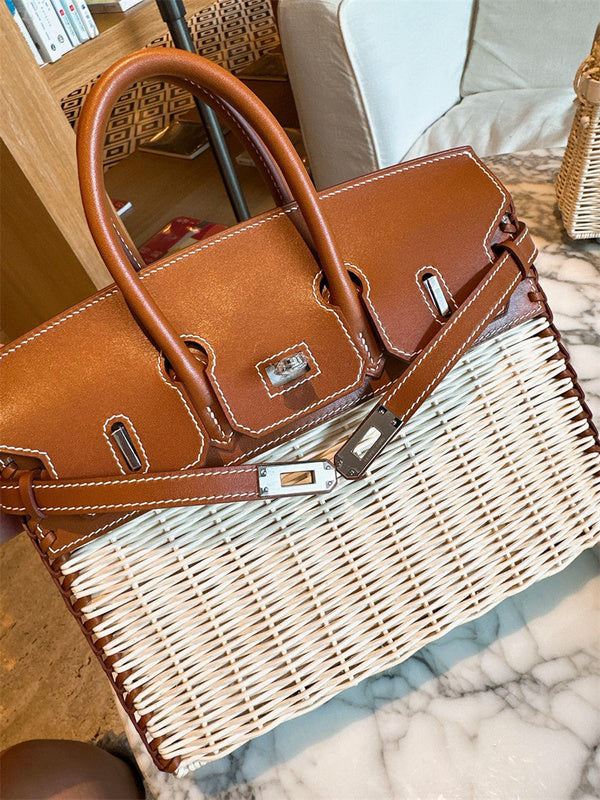  polished crossbody bag detail view showing craftsmanship