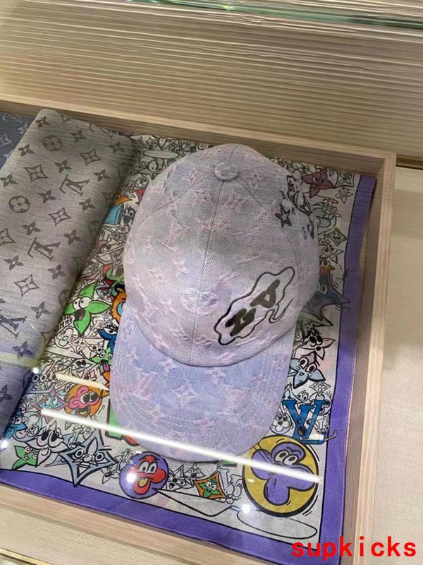 Side view of Louis Vuitton unisex cap