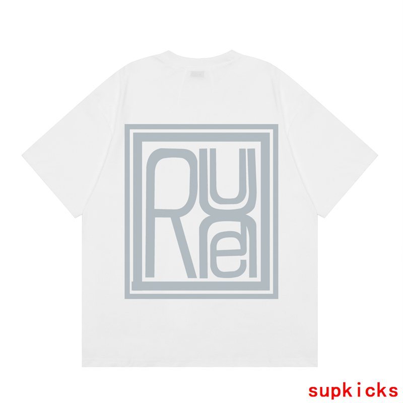 Back view of Rhude luxury clothing with relaxed-fit cut