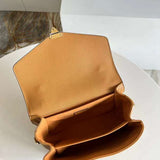 Interior view of modern statement women's handbag – women's luxury accessory