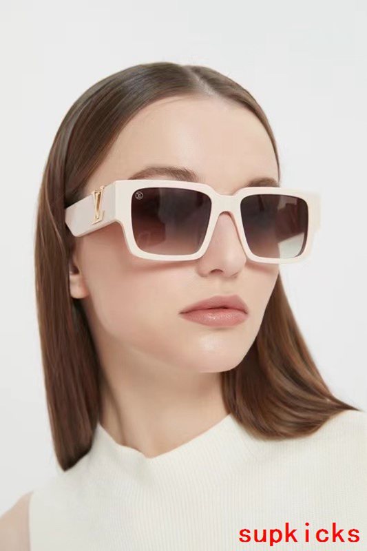 Front view of Louis Vuitton unisex sunglasses