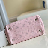 Back view of signature elevated women's handbag – women's luxury handbag