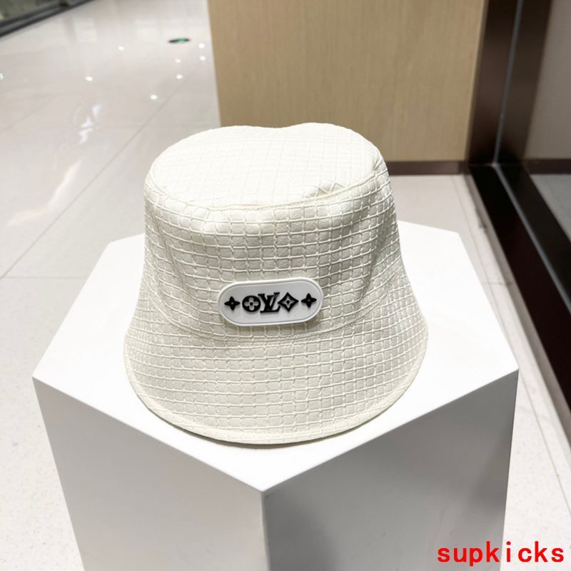 Close-up detail view of Louis Vuitton unisex cap