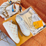 Louis Vuitton designer shoes full view