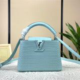  clean-lined handbag styled with outfit 30
