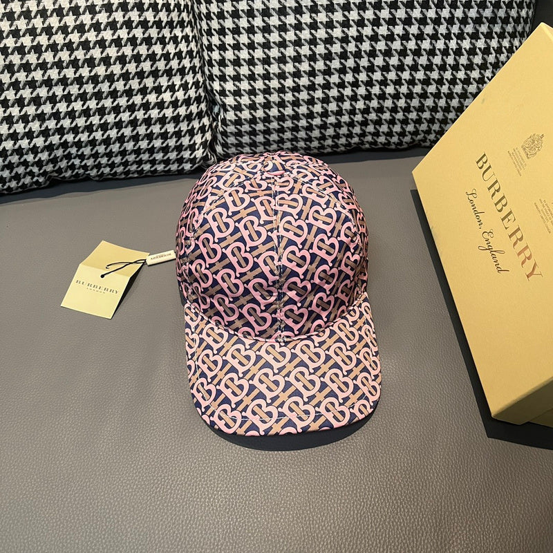 Side view of Burberry unisex cap