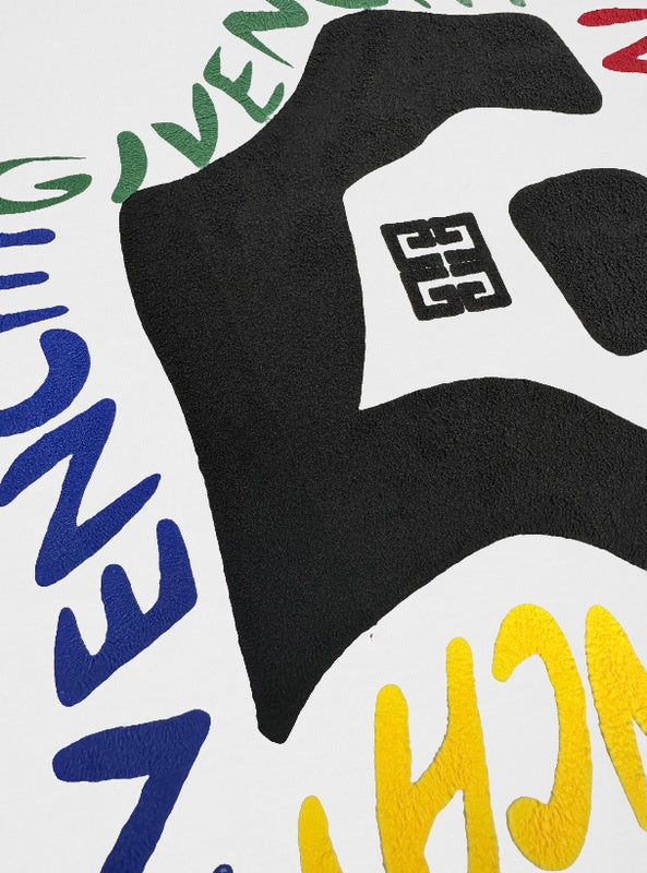 Back view of Givenchy luxury clothing with streetwear-inspired cut