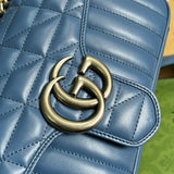 Back view of statement modern women's handbag – women's luxury handbag