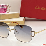 Side view of Cartier unisex sunglasses