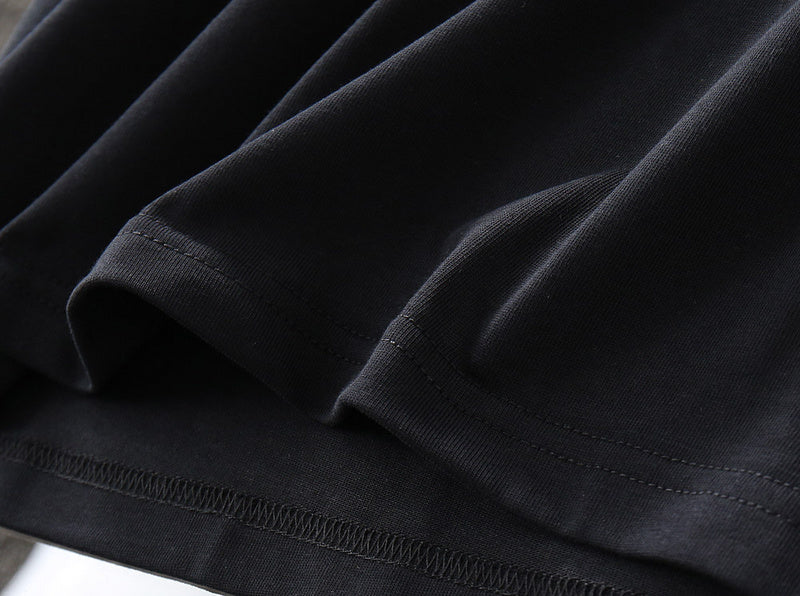 Close-up of Burberry t-shirt craftsmanship