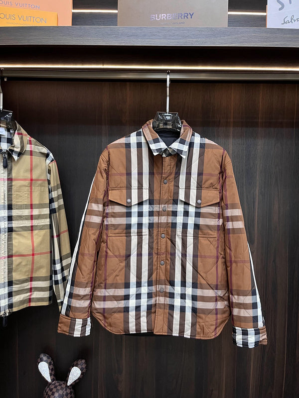 Burberry clothing close-up — premium authentic designer style