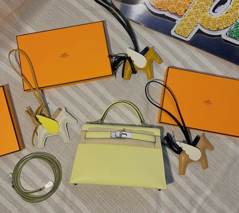 Close-up detail of poised bag design