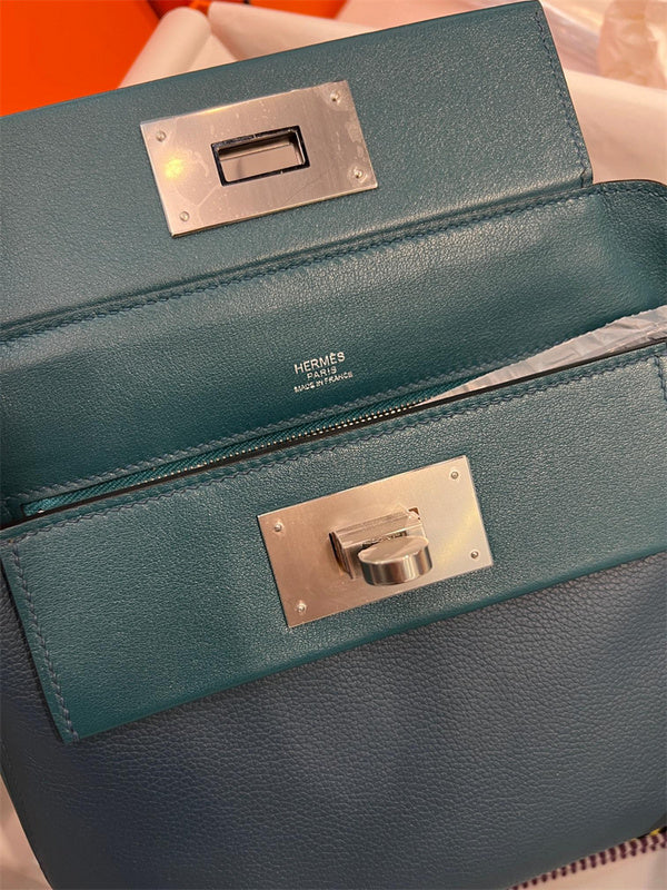 Close-up detail of sophisticated bag design