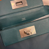 Close-up detail of sophisticated bag design