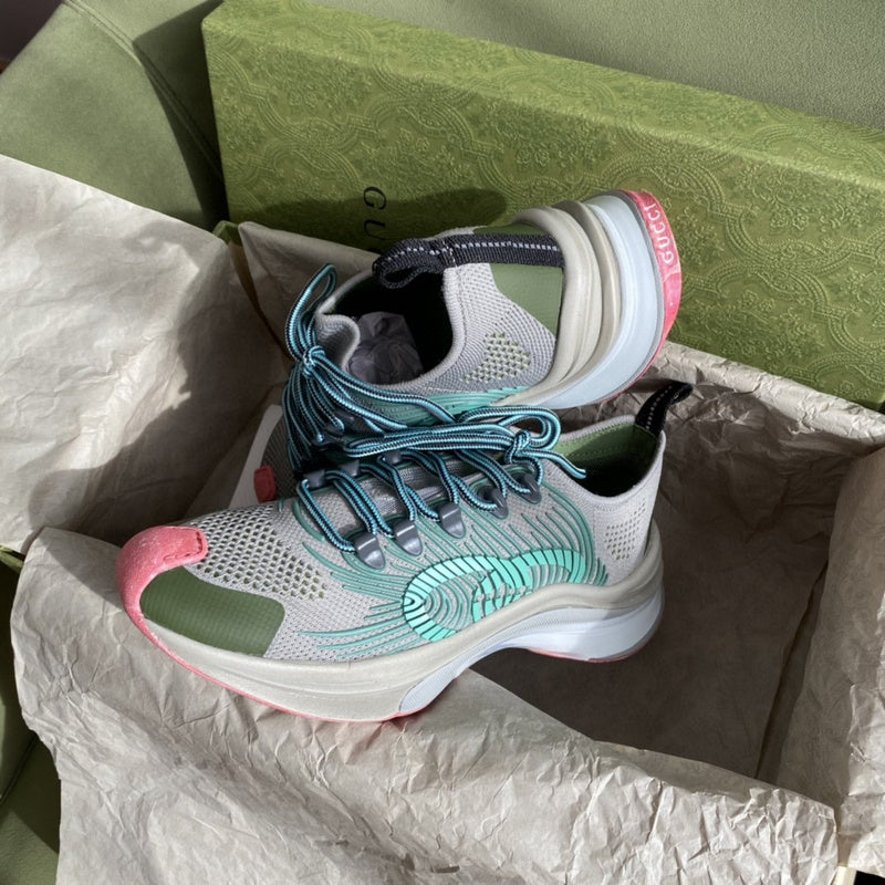 Gucci crisp white luxury sneakers view 6 cushioned comfort fit