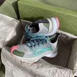 Gucci crisp white luxury sneakers view 6 cushioned comfort fit