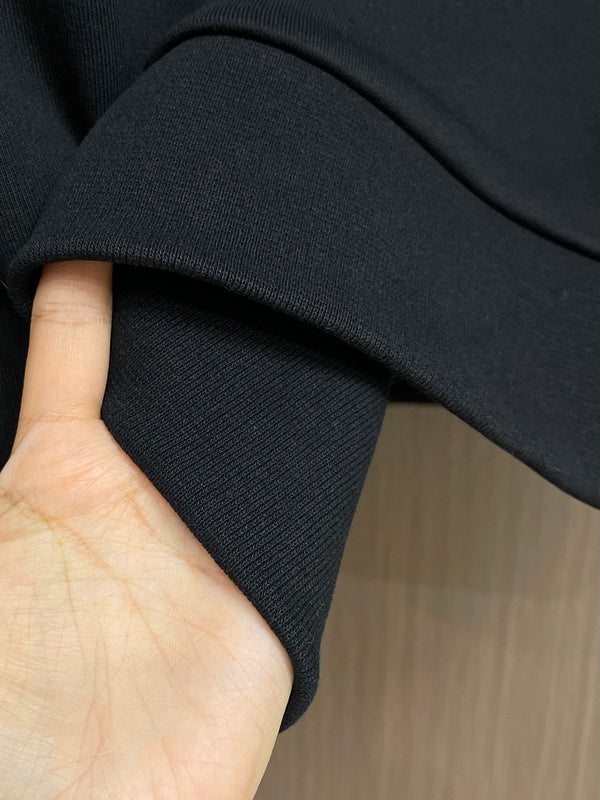 Back view of Louis Vuitton luxury clothing with logo-detail design