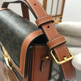 Back view of everyday-luxe polished women's handbag – women's luxury accessory