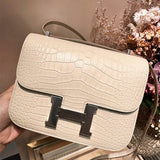 Close-up detail of timeless bag design