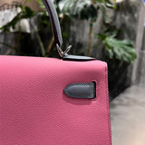 Close-up detail of sophisticated bag design
