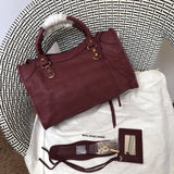 Top view of premium chic women's handbag – women's designer-style accessory