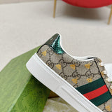Gucci sneakers detailed view showing premium designer craftsmanship