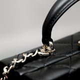 Front view of Chanel Small Box Chain Bag premium bag