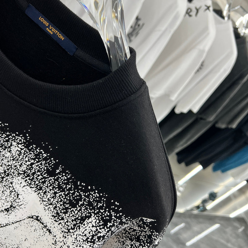 Full styled look of Louis Vuitton luxury clothing with relaxed-fit cut