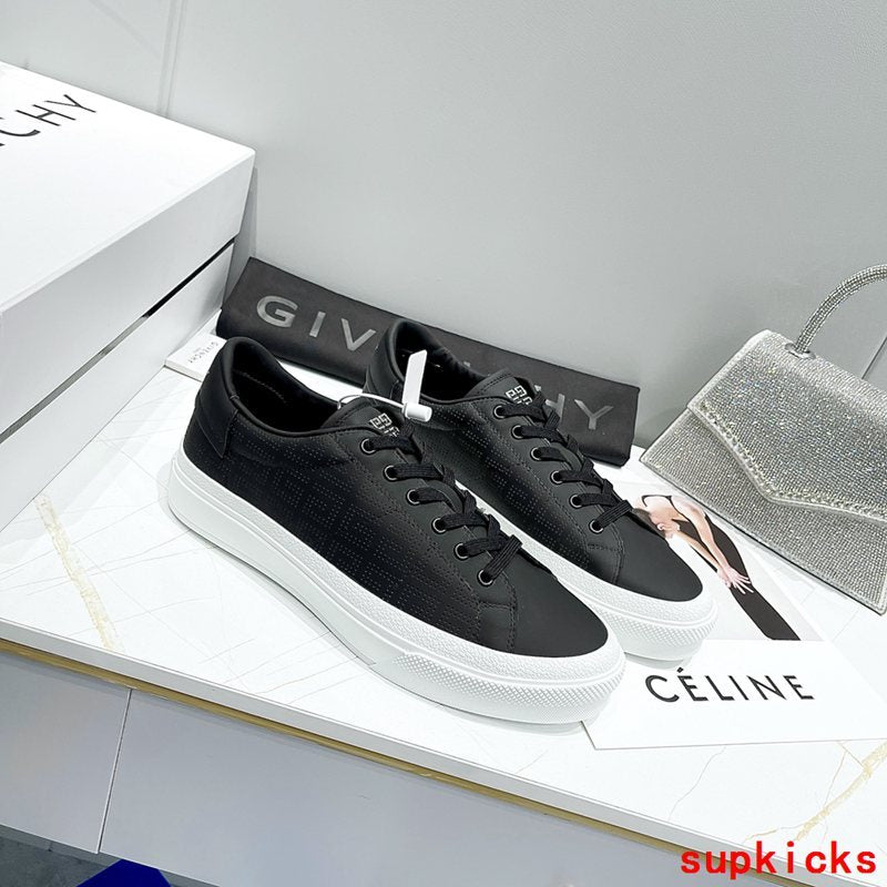 Givenchy Red Low-Top Sneakers - Lifestyle Styling Shot