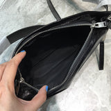 Chic Vegan Leather Handbag - Everyday Elegance | Women's Statement Accessory #182 - hardware and detail close-up (image 5) of designer-inspired handbag