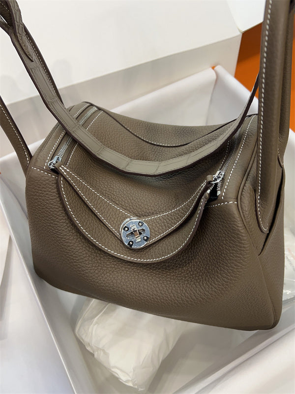  polished satchel detail view showing craftsmanship 8