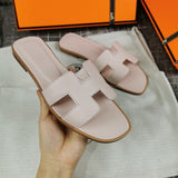 Hermes sandals Style 060 - styled lifestyle view