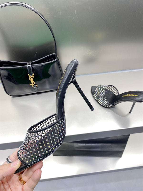 Saint Laurent shoes front view designer style