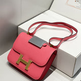 Close-up detail of streamlined bag design