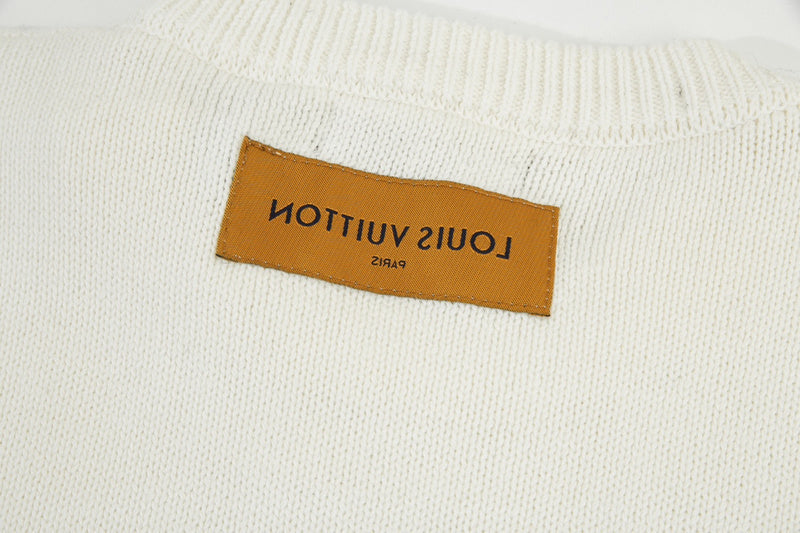 Back view of Louis Vuitton luxury clothing with relaxed-fit cut