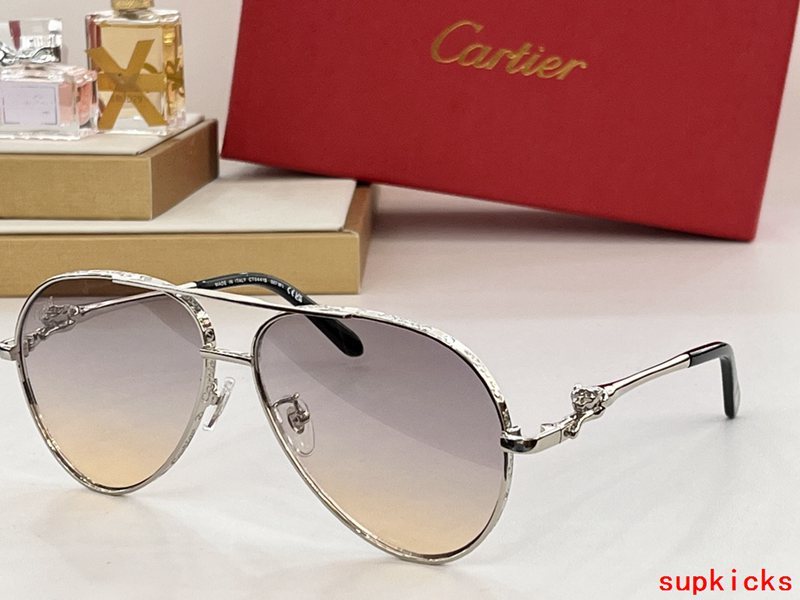 Lifestyle view of Cartier unisex sunglasses