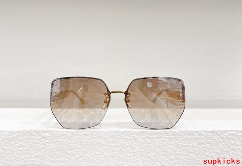 Side view of Louis Vuitton unisex sunglasses