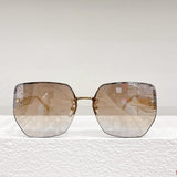 Side view of Louis Vuitton unisex sunglasses